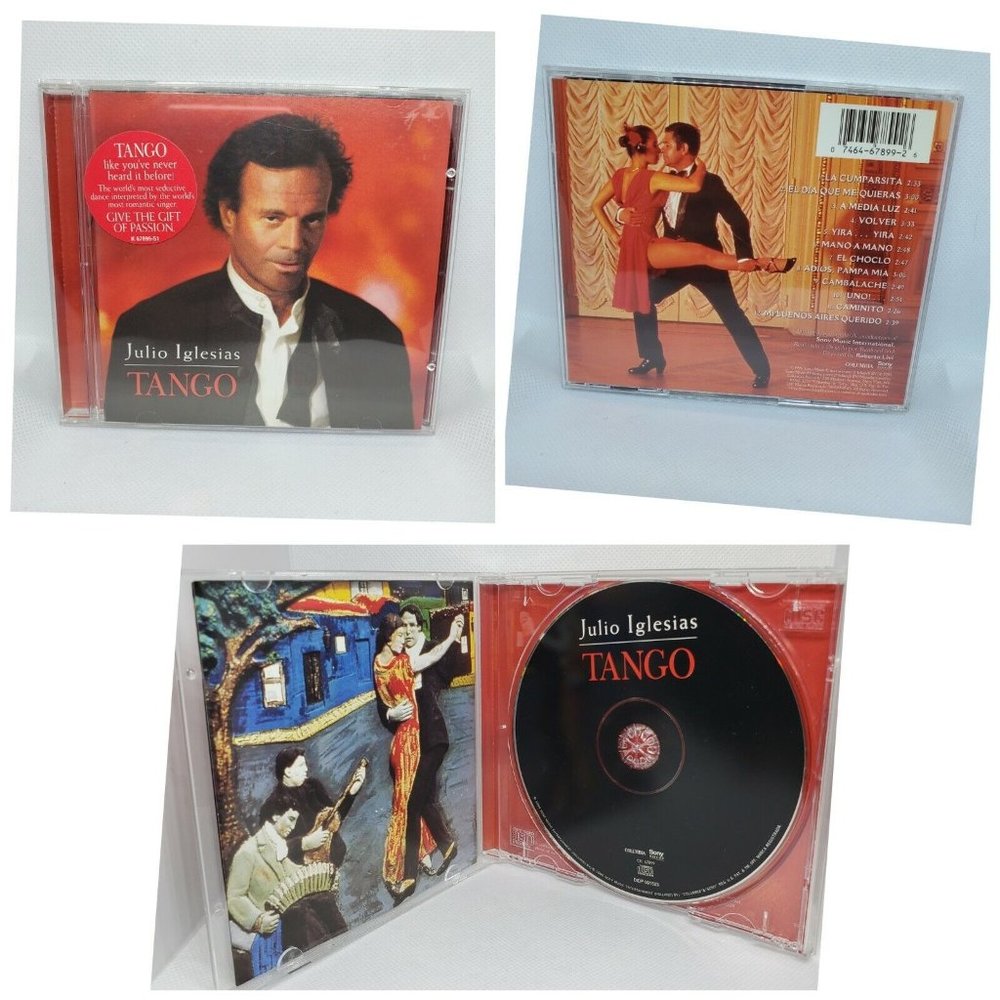 Julio Iglesias Tango CD (2006) Latin World Music Columbia Records No Scratches